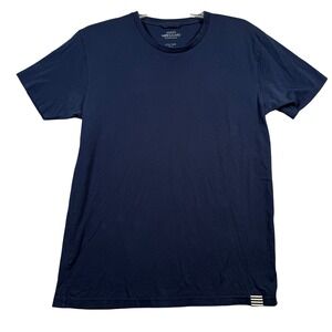 Mads Norgaard Thor T-Shirt Mens XXL Navy Blue Cotton Short Sleeve Roundneck Tee
